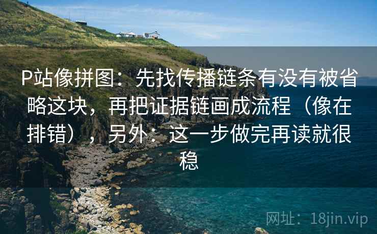P站像拼图：先找传播链条有没有被省略这块，再把证据链画成流程（像在排错），另外：这一步做完再读就很稳